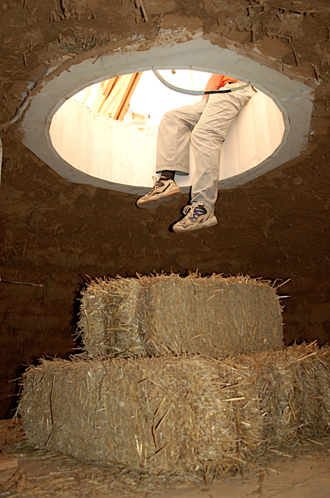 Strawbale Dome na Eslováquia