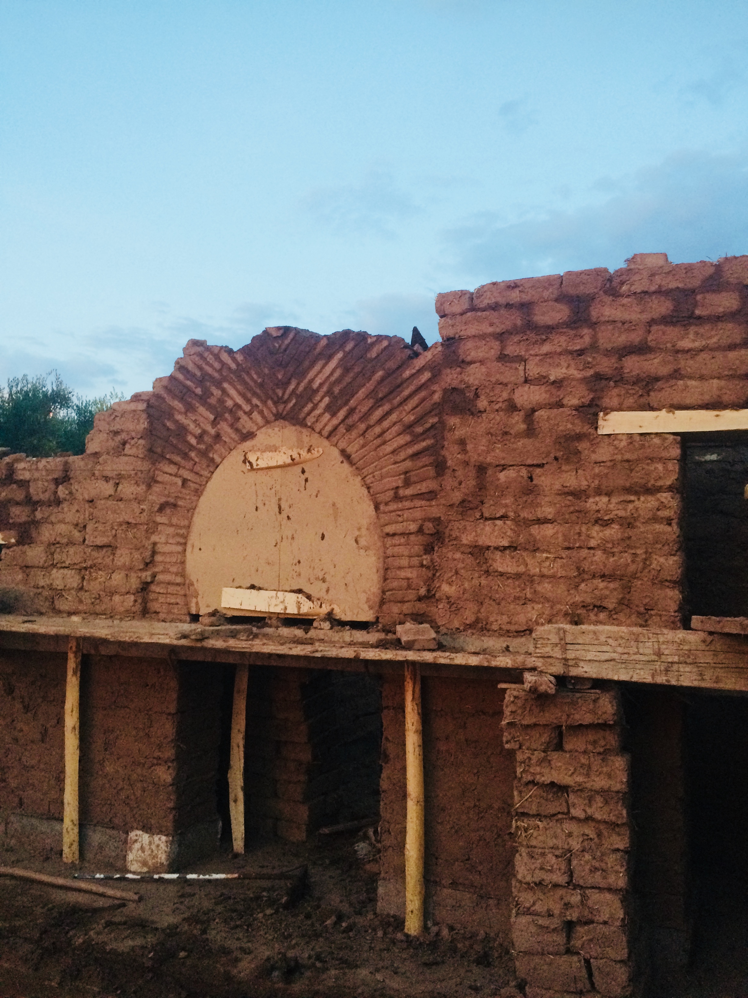 Obra de terra em Marrocos