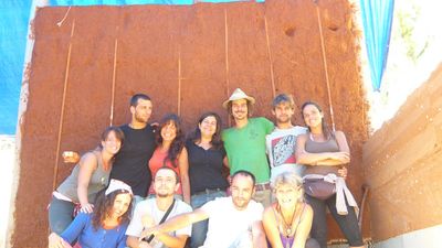 1º Mãos na Terra - Evento de construção natural experimental n´o Fojo