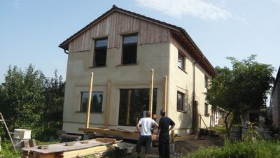 3 Strawbale Passivhouses in Checz Republic