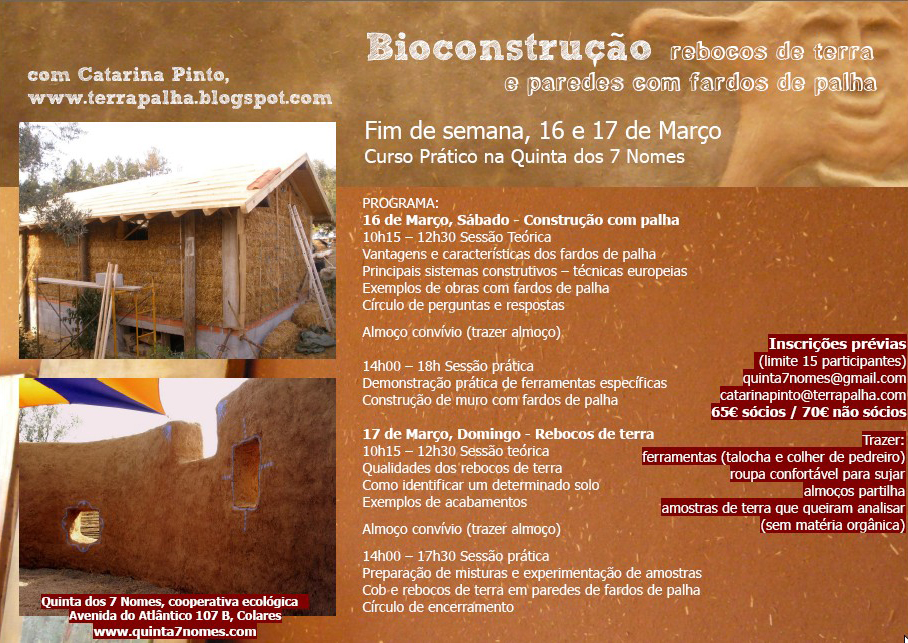 Próximo curso na Quinta dos 7 Nomes, Sintra