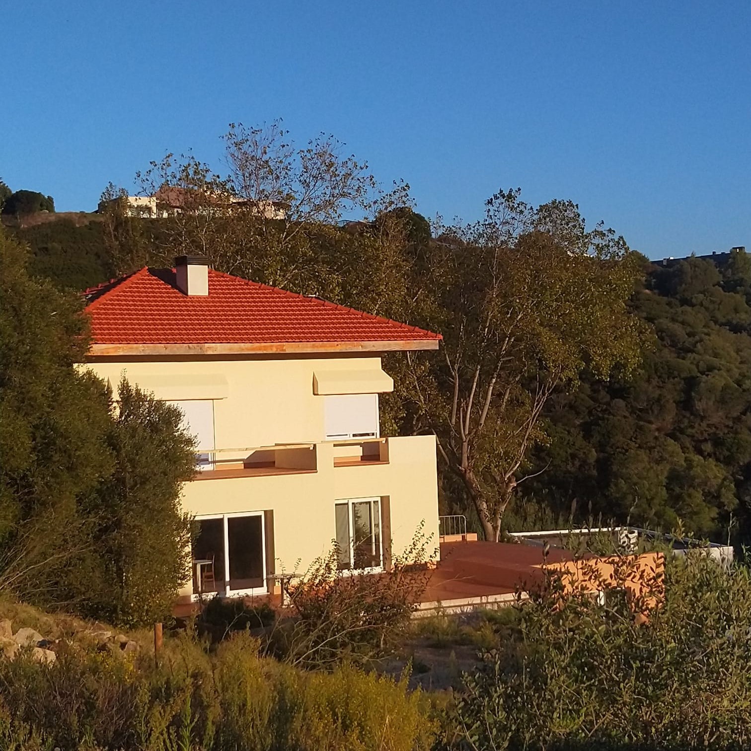 Construção de paredes em palha