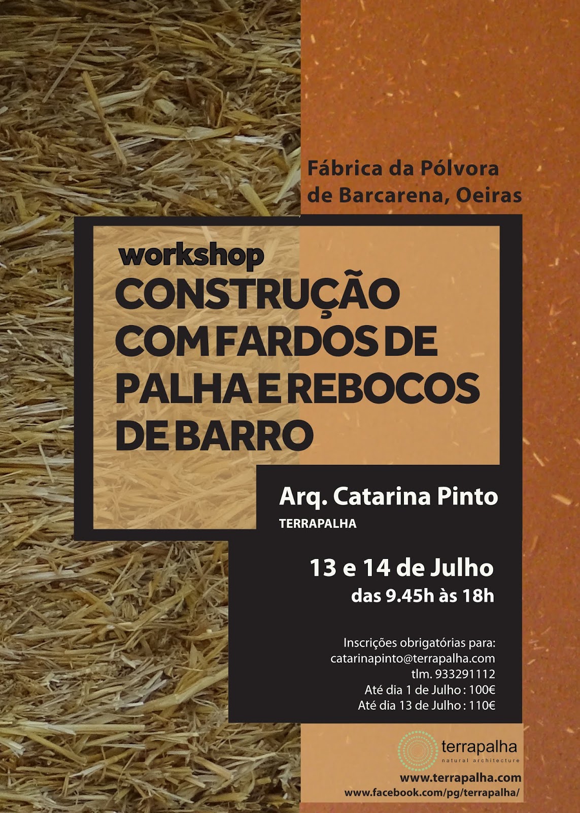 Workshop de Construção com Palha e Rebocos de Terra